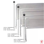 Grade de Cama Dobrável com Tela de Segurança Lar da Ana