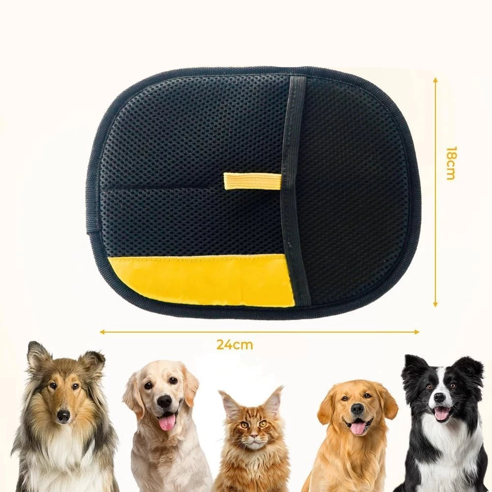 Luva Removedora de Pelos para Pets Lavável e Reutilizável – Uso em Roupas, Sofá e Carro Lar da Ana