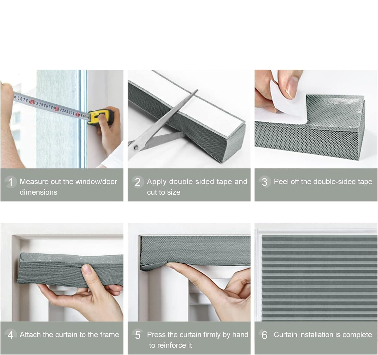 Persiana Plissada Auto-adesiva Vertical para Janela