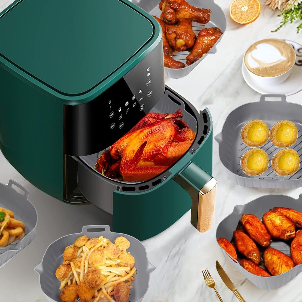 Forma de Silicone Antiaderente para Fritadeira AirFryer lar da ana