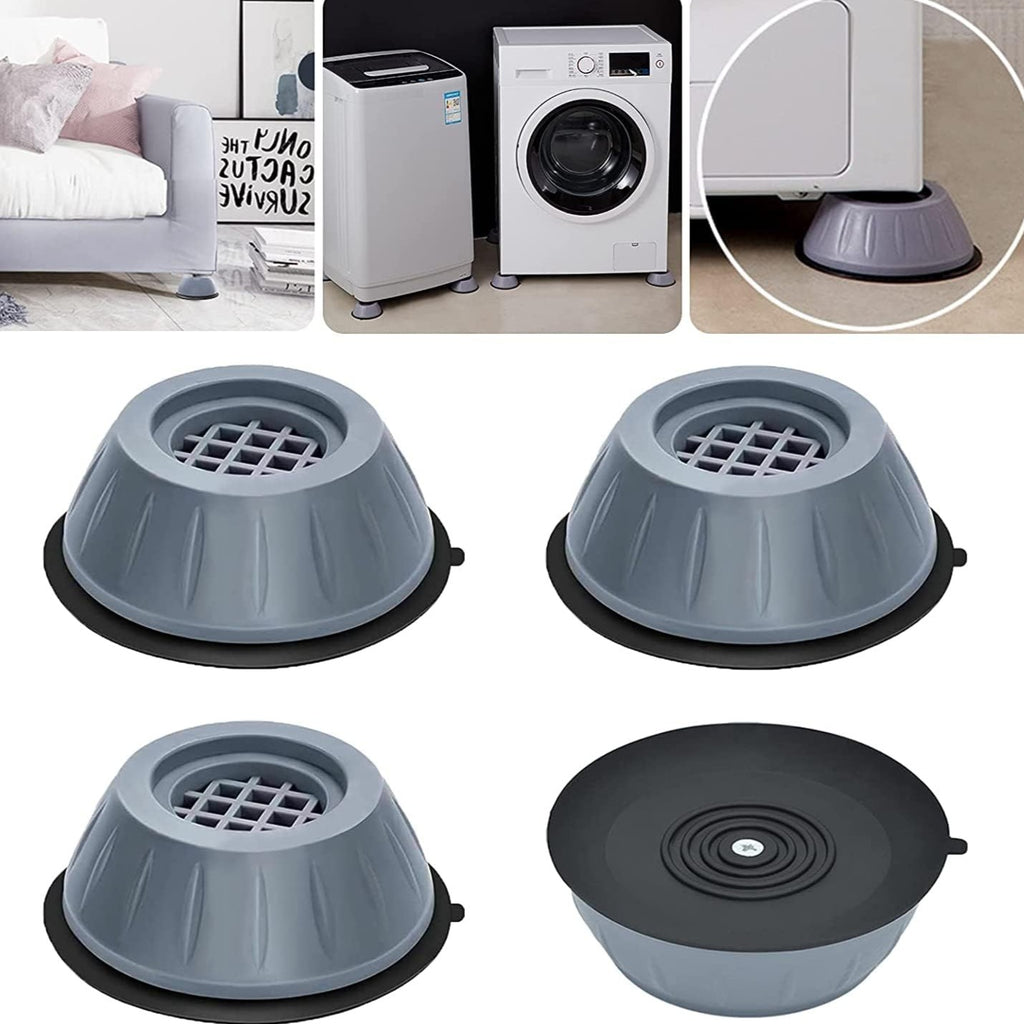Kit 4 Pés Suporte para Máquina de Lavar Roupa Anti Vibração Silencioso lar da ana