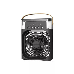 Mini Climatizador Portátil USB com Reservatório de Água e LED – Ventilador Umidificador 3 Velocidades Lar da Ana
