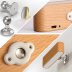Arandela de Parede Interna LED Dimmer Madeira lar da ana