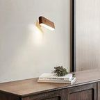 Arandela de Parede Interna LED Dimmer Madeira lar da ana