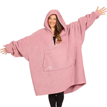 Blusa Moletom Cobertor de Manta Microfibra rosa lar da ana