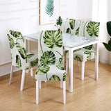 Branco Folhas Verdes