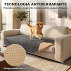 Capa Protetora para Assento de Sofá Pet Impermeável Antiderrapante Lar da Ana
