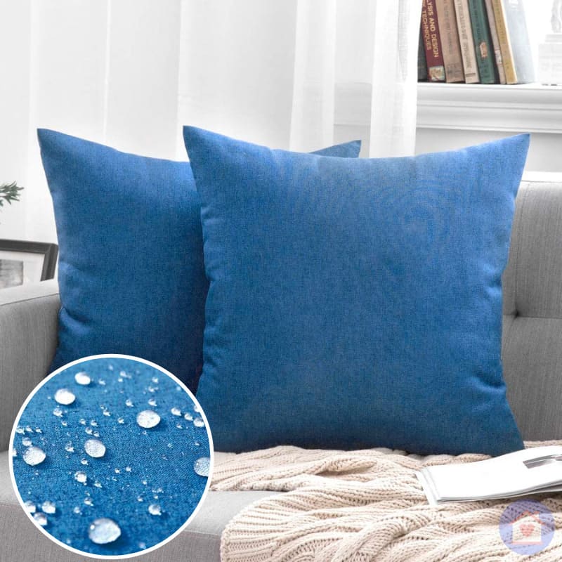 Capa de Almofada Impermeável UltraShield - Proteção e Conforto para Estofados azul marinho lar da ana