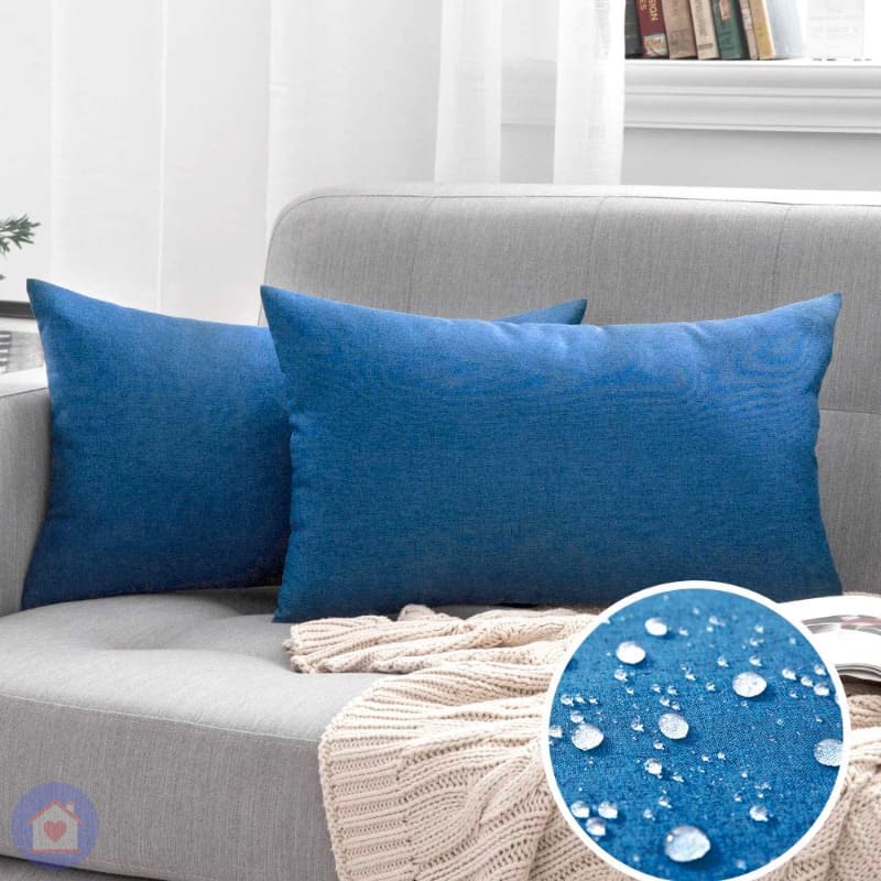 Capa de Almofada Impermeável UltraShield - Proteção e Conforto para Estofados azul marinho lar da ana