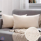 Capa de Almofada Impermeável UltraShield - Proteção e Conforto para Estofados bege lar da ana
