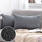 Capa de Almofada Impermeável UltraShield - Proteção e Conforto para Estofados cinza claro lar da ana
