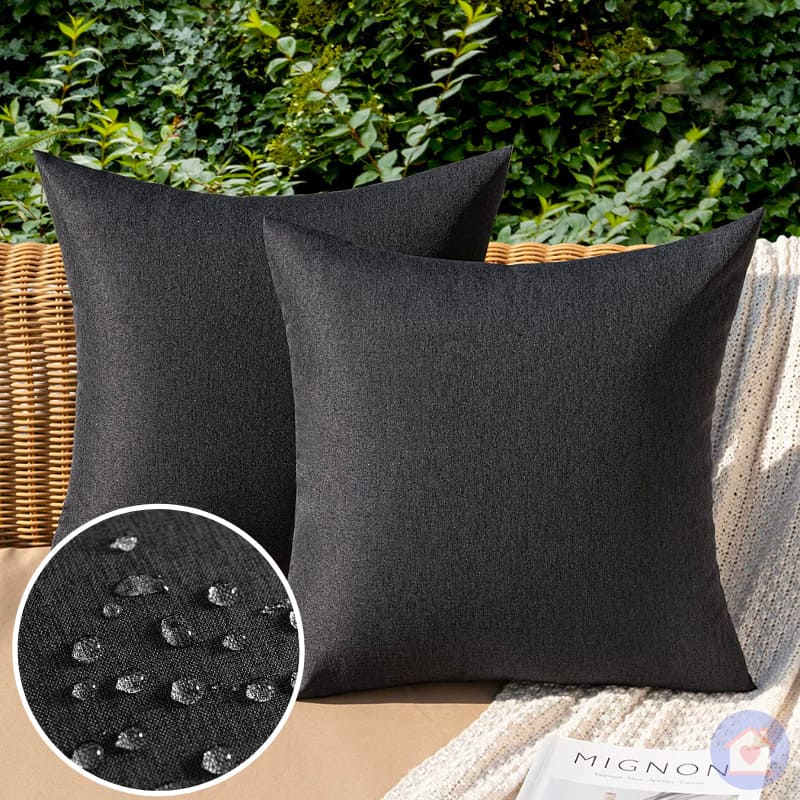 Capa de Almofada Impermeável UltraShield - Proteção e Conforto para Estofados cinza escuro lar da ana
