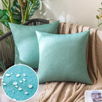 Capa de Almofada Impermeável UltraShield - Proteção e Conforto para Estofados verde claro lar da ana