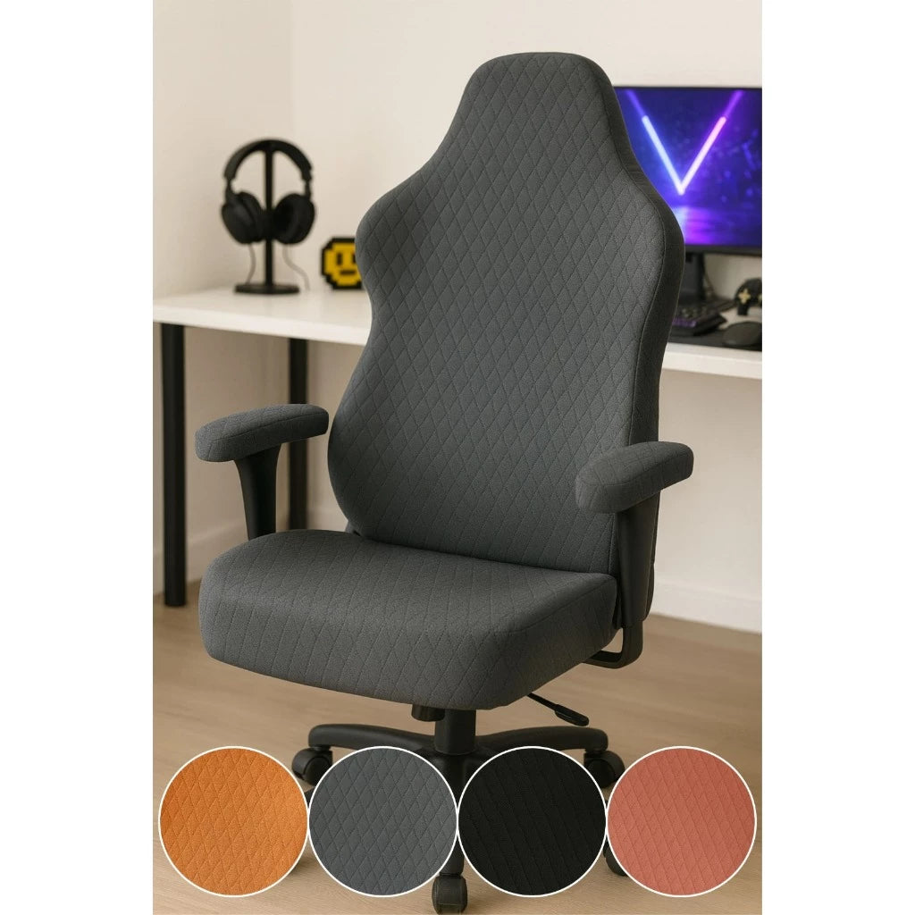 Capa de Cadeira Gamer Luxo Matelado – Proteção Acolchoada com Ajuste Ergonômico Lar da Ana