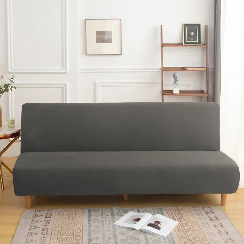 Capa para Sofá Cama sem braço Reclinável cinza lar da ana