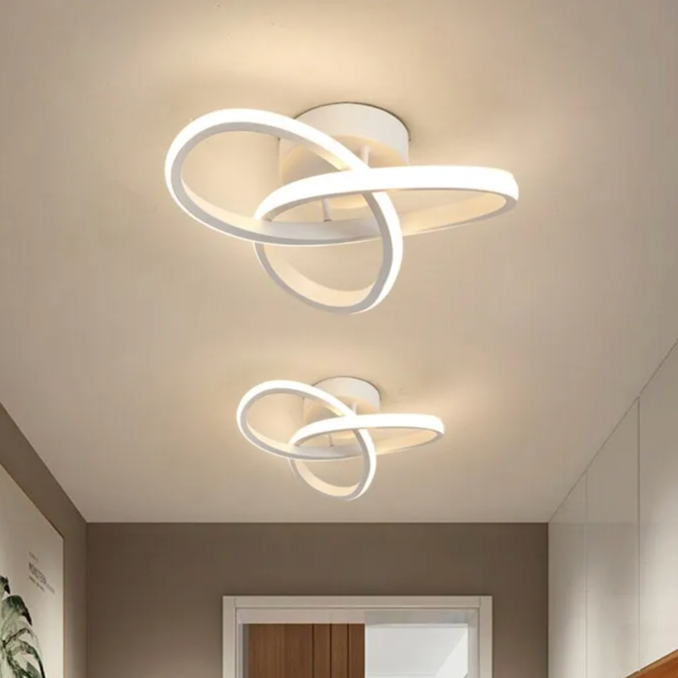 Lustre Nórdico Moderno Decorativo de Led Lar da Ana