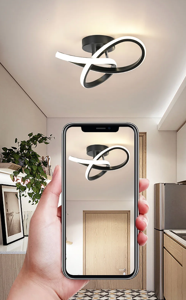 Lustre Nórdico Moderno Decorativo de Led Lar da Ana