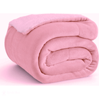 Coberdrom Sherpa Pele de Carneiro rosa lar da ana