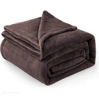 Cobertor Manta Microfibra Solteiro Casal Queen marrom lar da ana