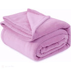 Cobertor Manta Microfibra Solteiro Casal Queen rosa lar da ana