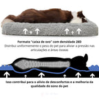 Colchonete Ortopédico para Cachorro Pequeno ou Grande - Conforto e Saúde para Seu Pet lar da ana