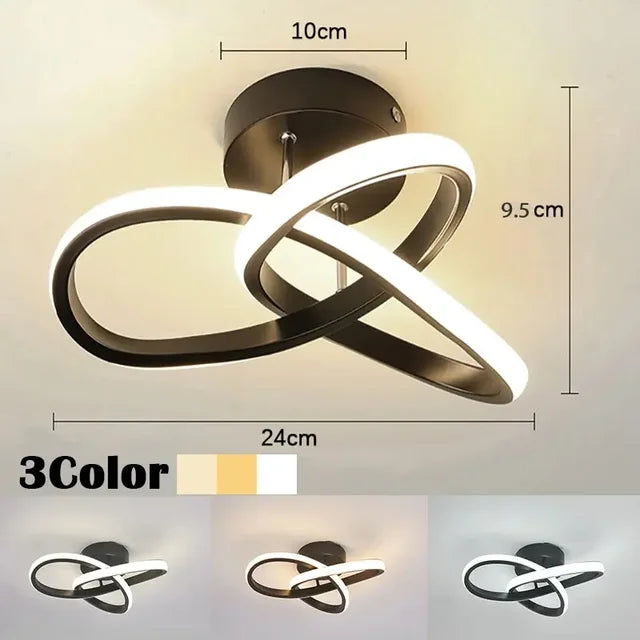 Lustre Nórdico Moderno Decorativo de Led Lar da Ana