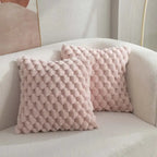 Kit Capa de Almofada Decorativa Série Gomo rosa lar da ana