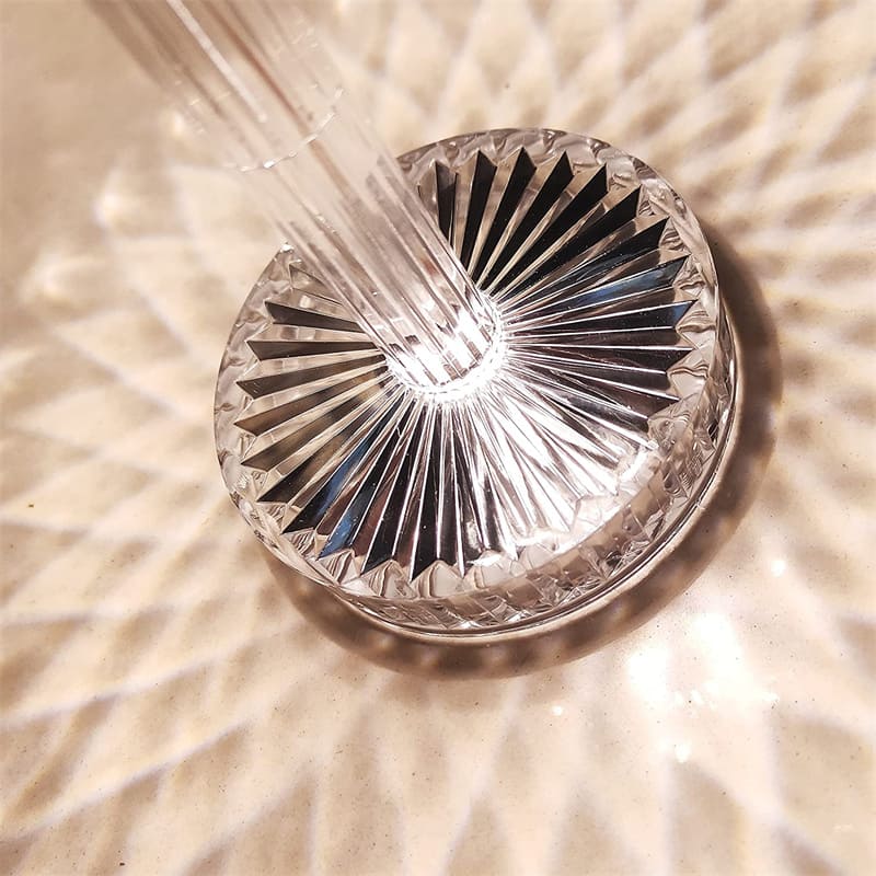 Luminária de Mesa LED Recarregável Sem Fio Cristal lar da ana
