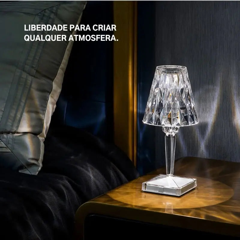 Luminária de Mesa Led Sem Fio 3 em 1 Premium Cridia lar da ana