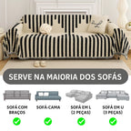 Manta para Sofá Grande 3 m Antigato em Tecido Jacquard Lar da Ana