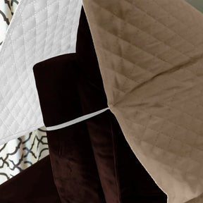 Protetor de Sofá Retrátil Impermeável Matelado com Porta-Objetos - 2 Lugares/Módulos Lar da Ana