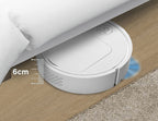 Robô Limpa Pelos do Chão com Umidificador de Ar branco lar da ana