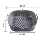 Forma de Silicone Antiaderente para Fritadeira AirFryer lar da ana