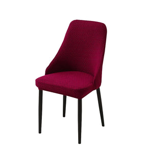 Kit Capas de Cadeira Curva Semi Impermeável - Tecido Jacquard