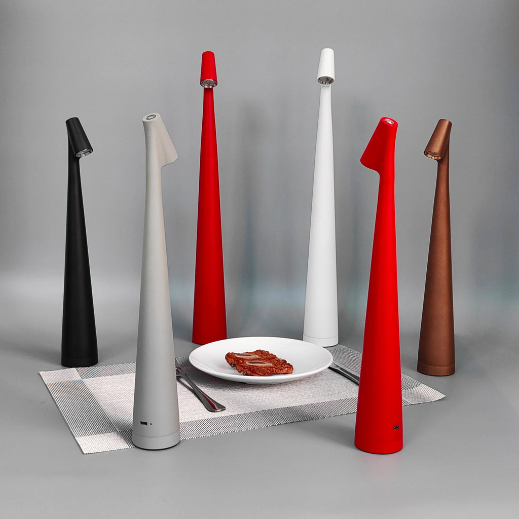 Luminária de Mesa Sem Fio Recarregável Artesanato Estilo Africano lar da ana
