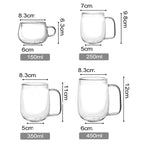 Caneca de Vidro Duplo Borossilicato lar da ana