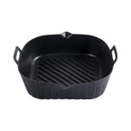 Forma de Silicone Antiaderente para Fritadeira AirFryer preta lar da ana