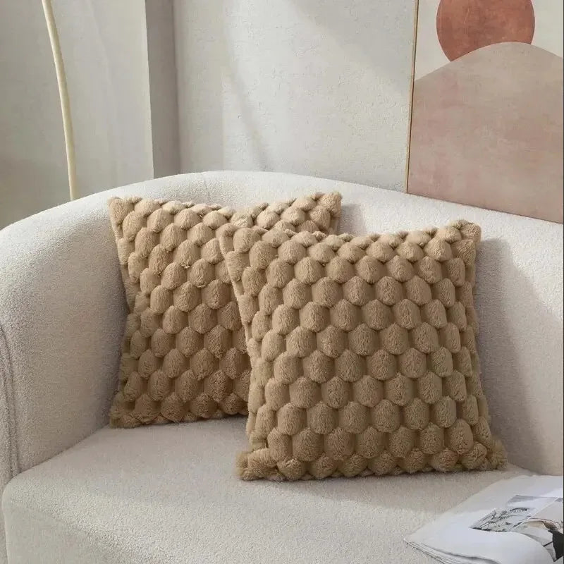 Kit Capa de Almofada Decorativa Série Gomo khaki lar da ana