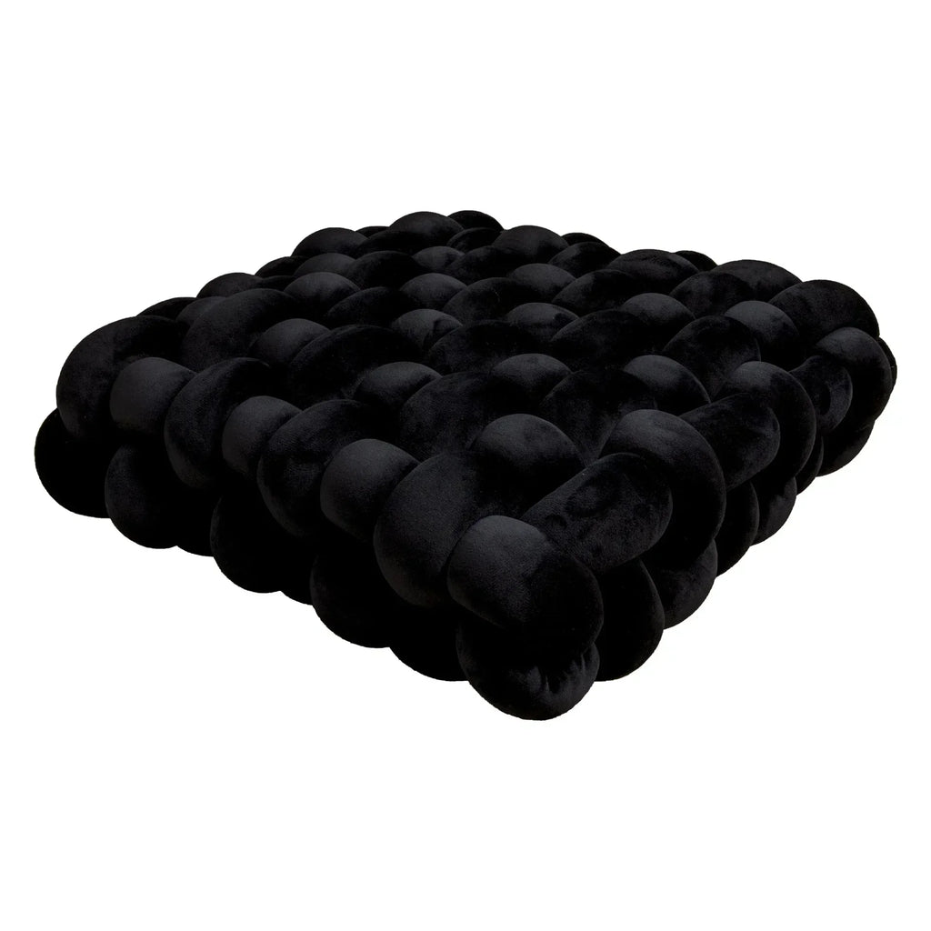 Almofada de Nós Entrelaçada com Visual Nórdico Lar da Ana
