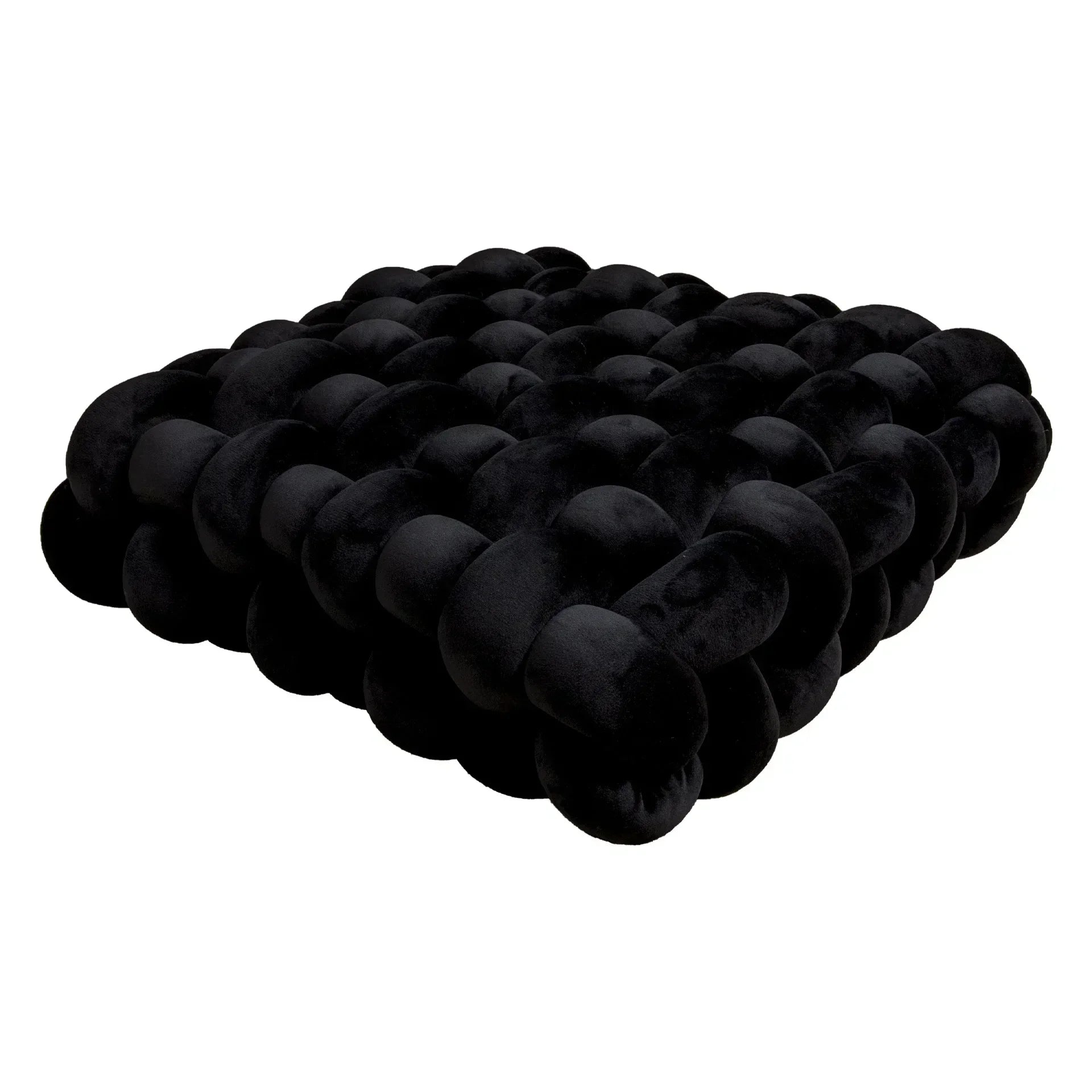Almofada de Nós Entrelaçada com Visual Nórdico Lar da Ana
