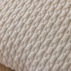 Kit Capa de Almofada Decorativa Série Trançada off white lar da ana