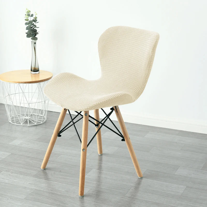 Kit Capas de Cadeira Eames Eiffel Borboleta - Tecido Jacquard Lar da Ana
