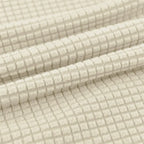 Capa para Poltrona com Braço Decorativa em Tecido Jacquard bege lar da ana