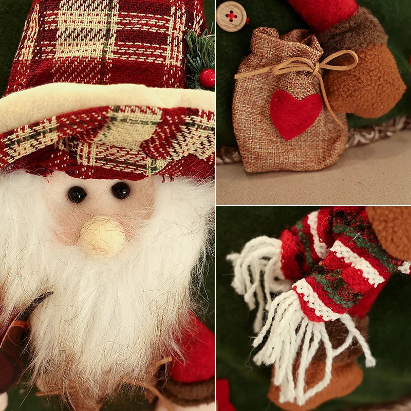 Capa de Almofada Boneco de Natal lar da ana