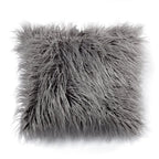 Capa de Almofada Peluda Felpuda Decorativa Confortável Lar da Ana