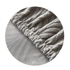 Capa de Cabeceira de Cama Jacquard Elástica Estampa Folhagem – Proteção e Decoração Moderna para Quarto lar da ana