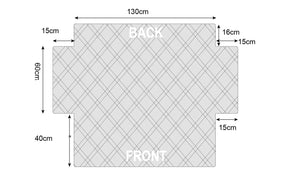 Capa Protetora para Assento de Sofá Pet Impermeável Antiderrapante lar da ana