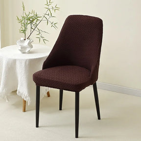 Kit Capas de Cadeira Curva Semi Impermeável - Tecido Jacquard