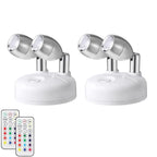 Luminária Spot Led Direcionável Wireless com Controle Remoto - Pilha Branco Lar da Ana