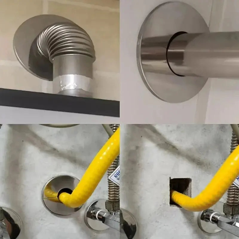 Acabamento para Torneira Capa Tampa Decorativa Torneira em Aço Inox lar da ana